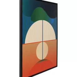 Gerahmtes Bild Sunrise 75X100Cm