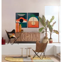 Gerahmtes Bild Sunset 75X100Cm
