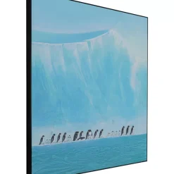 Gerahmtes Bild Walking Penguins 140X140Cm