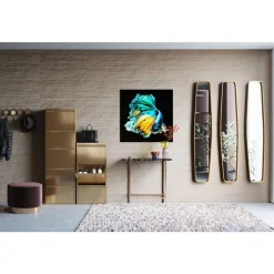 Glasbild Aqua Queen Fish 100X100Cm