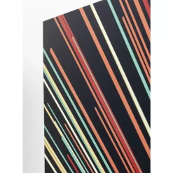 Glasbild 3D Light Speed 100X100Cm