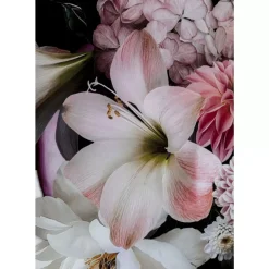 Glasbild Flowery Beauty 80X120Cm
