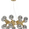 Hangeleuchte Atomic Balls Brass O74Cm
