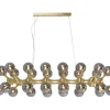 Hangeleuchte Atomic Balls Brass 140Cm