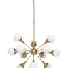 Hangeleuchte Bulb Fiction 12 Brass O102Cm