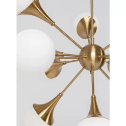 Hangeleuchte Bulb Fiction 12 Brass O102Cm