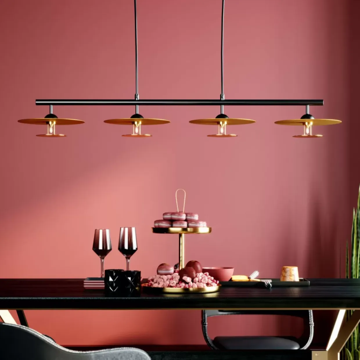 Hangeleuchte Disc Dining Quattro