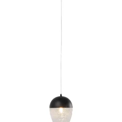 Hangeleuchte Frozen Schwarz Matt O20Cm