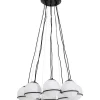 Hangeleuchte Globes Schwarz
