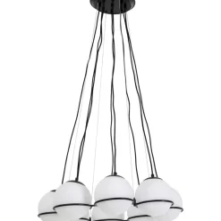 Hangeleuchte Globes Schwarz