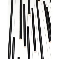 Hangeleuchte Living Vegas Deluxe Schwarz Matt Led