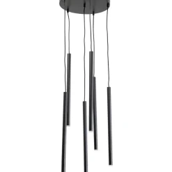 Hangeleuchte Living Vegas Rund Schwarz Matt O35Cm