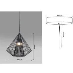 Hangeleuchte Modo Wire Black