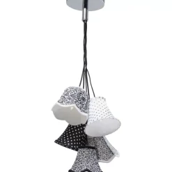 Hangeleuchte Saloon Ornament B&W 5Er