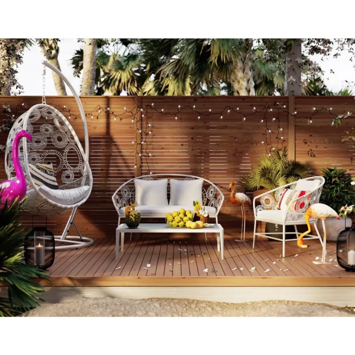 Hangesessel Ibiza Weiss