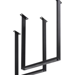 Hochgestell Tavola Schwarz Matt (2/Set)