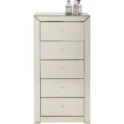 Hochkommode Luxury Champagne 5 Schube