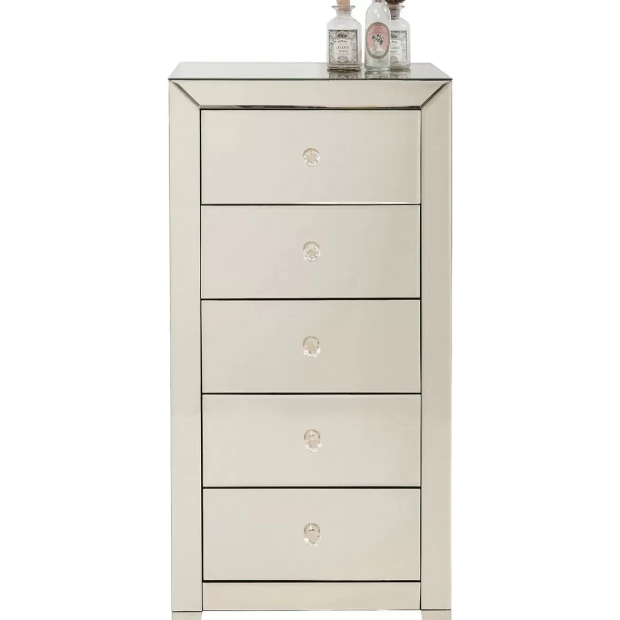Hochkommode Luxury Champagne 5 Schube