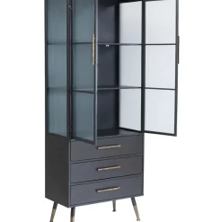 Hochschrank La Gomera 2 Turen 3 Schube