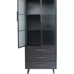 Hochschrank La Gomera 2 Turen 3 Schube