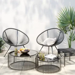 Hocker Acapulco Schwarz