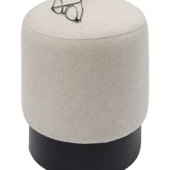 Hocker Cherry Creme Black O36Cm