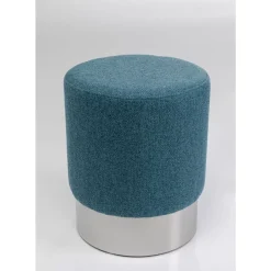 Hocker Cherry Lina Blau Silver O35Cm
