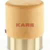 Hocker Cherry Orange Brass O35Cm