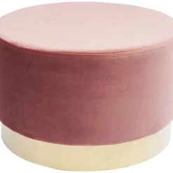 Hocker Cherry Rose Brass O55Cm