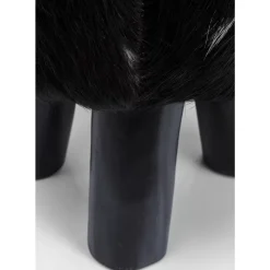 Hocker Flint Stone Schwarz O35Cm