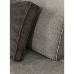 Infinity Ottomane Semi Elements Grau Rechts