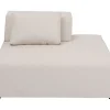 Infinity Ottomane Semi Elements Creme Rechts 120Cm