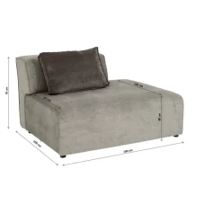 Infinity 2-Sitzer 100 Elements Grau