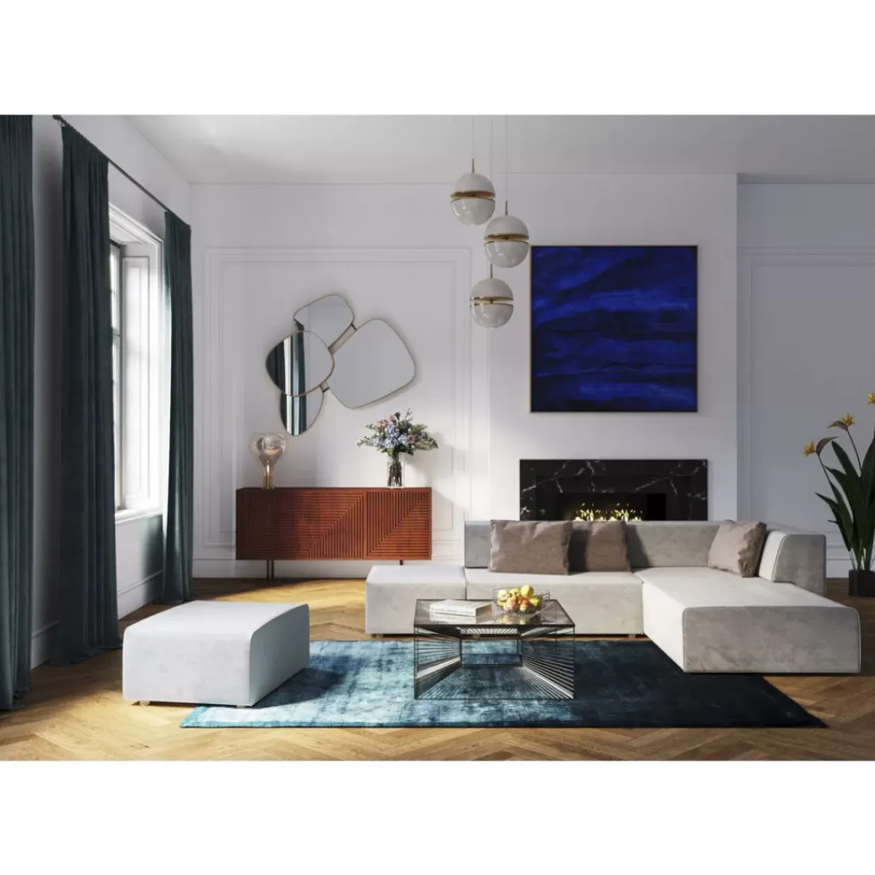 Infinity 2-Sitzer 120 Elements Grau