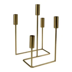 Kerzenleuchter Labyrinth Gold
