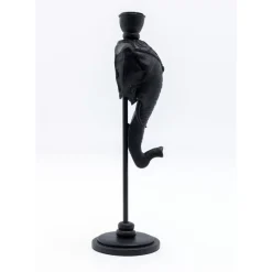 Kerzenständer Elephant Head Schwarz 36Cm
