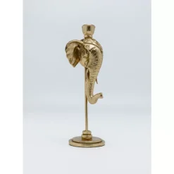 Kerzenständer Elephant Head Gold 36Cm