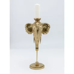 Kerzenständer Elephant Head Gold 49Cm