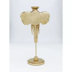 Kerzenständer Elephant Head Gold 49Cm