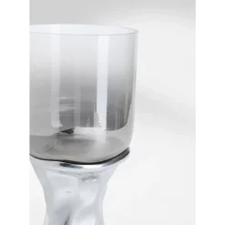 Kerzenständer Jade Silber 33Cm