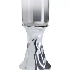 Kerzenständer Jade Silber 33Cm