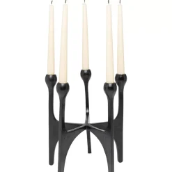 Kerzenständer Stacky Schwarz 31Cm
