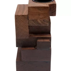 Kerzenständer Wood Tetris 31Cm