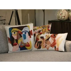 Kissen Artistic Faces 45X45Cm