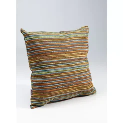 Kissen Colourful Stripes Braun 40X40Cm