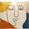Kissen Face Art Multi 50X50Cm