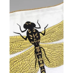 Kissen Glitter Dragonfly Weis 40X40Cm