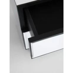 Kommode Klein Soran Schwarz 49X50Cm