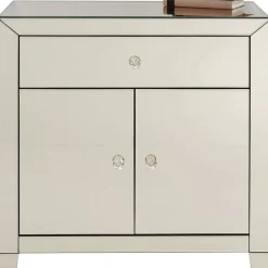 Kommode Luxury Champagne 2-Turig 1 Schub