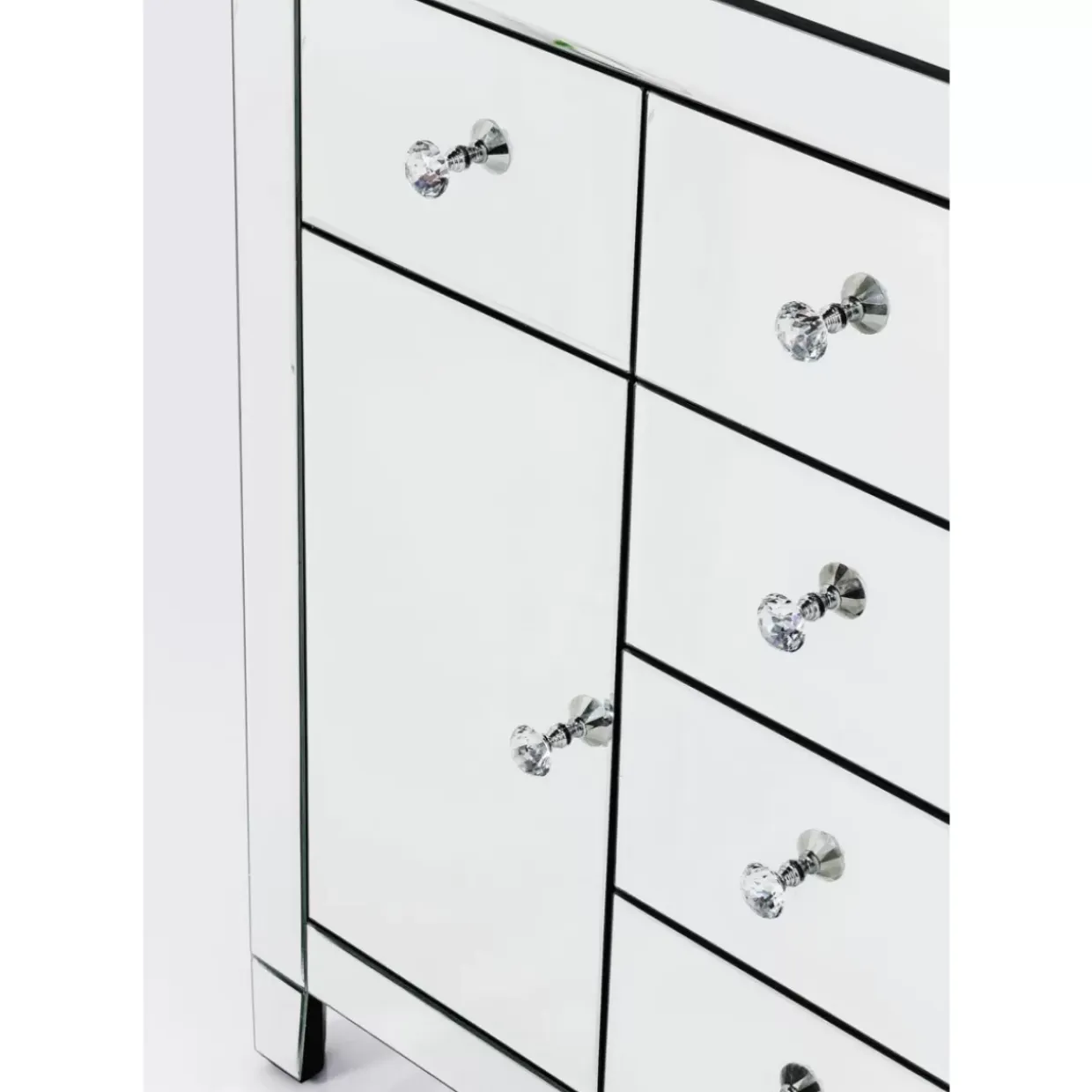 Kommode Luxury 2-Turig 6 Schube